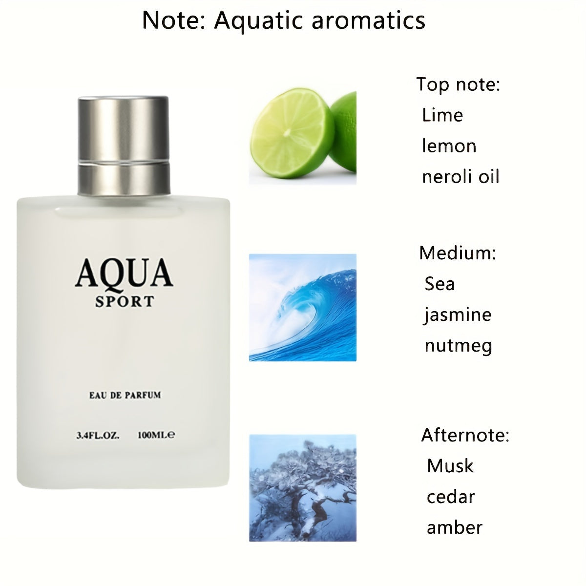 Ocean fresh mens perfume 100ml